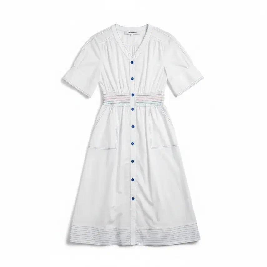 [BUNJANG] Etrangere One-Piece Dress White (Women's M) / 여성M/ 에트르몽크 원피스 화이트