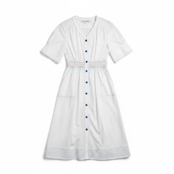 [BUNJANG] Etrangere One-Piece Dress White (Women's M) / 여성M/ 에트르몽크 원피스 화이트