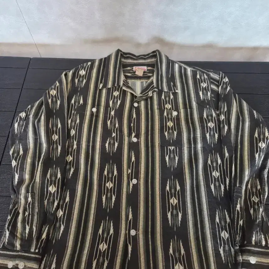 [BUNJANG] Cushman Native Pattern Shirt / 쿠쉬맨 네이티브 패턴 셔츠(웨스턴, 웨스턴셔츠)