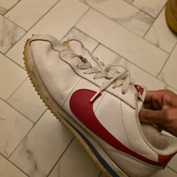 [BUNJANG] Nike Cortez White/Red/Blue Sneakers / 나이키 코르테즈 흰빨파 280