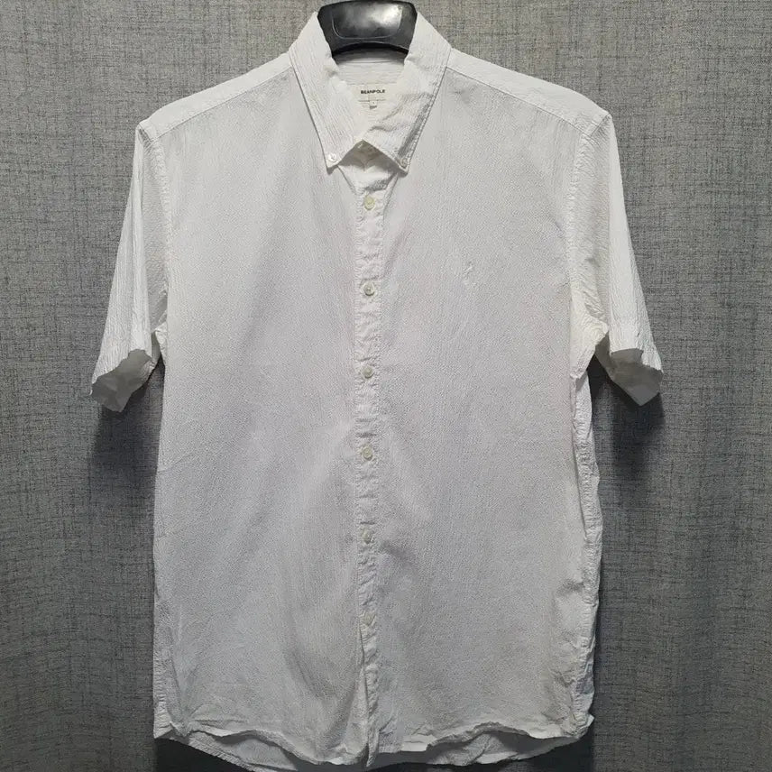 [BUNJANG] Beanpole Short Sleeve Shirt White L / 빈폴 반팔 셔츠 화이트 L