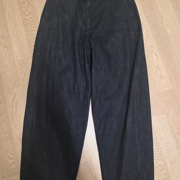 [BUNJANG] Uniqlo Wide Tapered Jeans / 유니클로 와이드 테이퍼드진