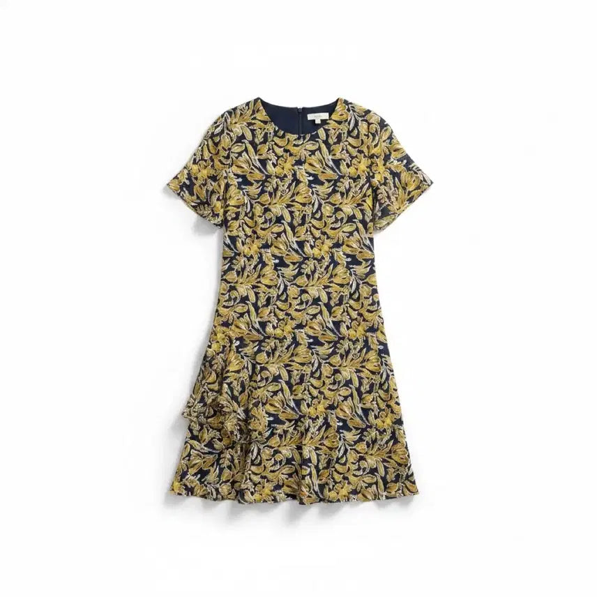 [BUNJANG] Oaro Printed Chiffon Dress (Women's Size 66) / 여성66/ oaro 나염 쉬폰 원피스