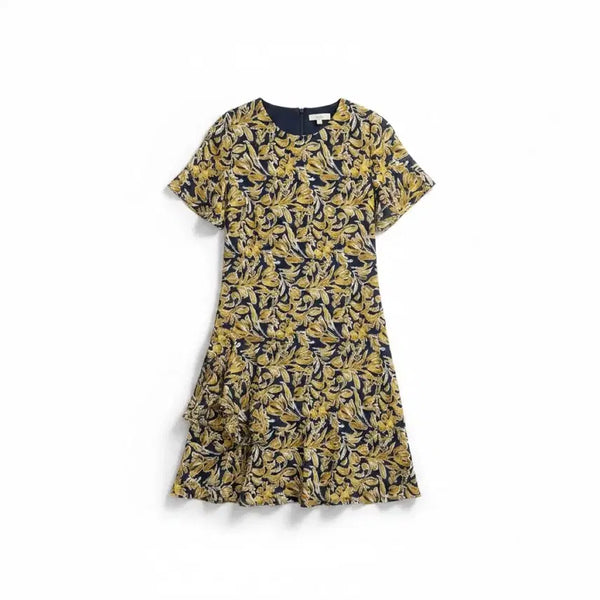 [BUNJANG] Oaro Printed Chiffon Dress (Women's Size 66) / 여성66/ oaro 나염 쉬폰 원피스