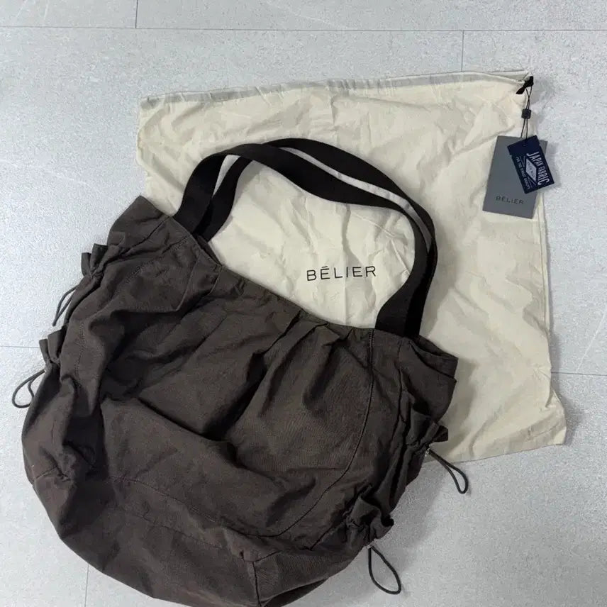 [BUNJANG] Bellier Dalstone Sling Bag - Brown / 벨리에 가방