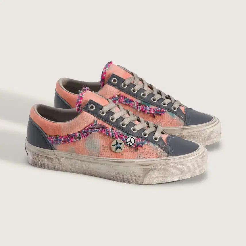 [BUNJANG] Vans Premium Old Skool 36 Souvenir Asphalt Grey Pink / 반스 프리미엄 올드스쿨 36 수베니어 아스팔트 그레이 핑크