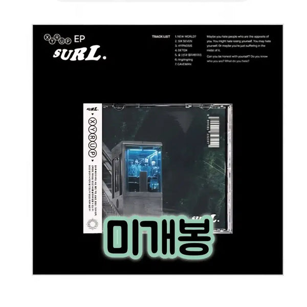 [BUNJANG] SURL XYRUP EP Album Jewel Case + Sticker + Lyric CD (Sealed) / SURL(설) - EP앨범 XYRUP 주얼케이스+스티커(1종)+가사CD
