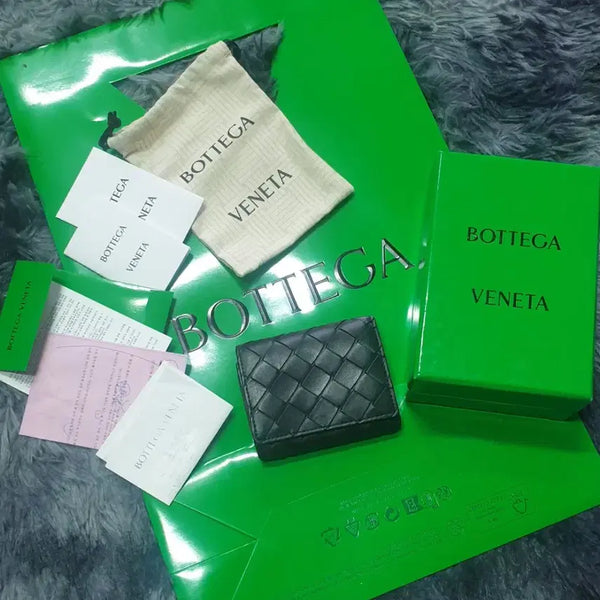 [BUNJANG] Bottega Veneta Women's Lambskin Bi-Fold Wallet / 보테가베네타 여성 폴더형 지갑