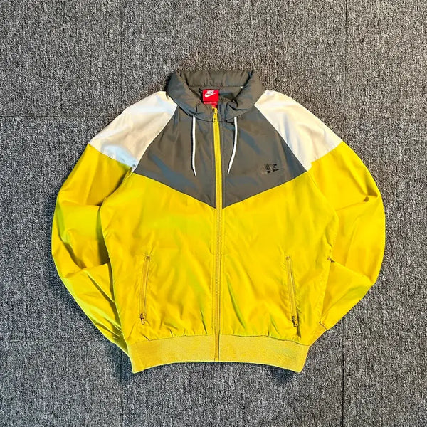 [BUNJANG] Nike Yellow Windrunner Hidden Hood Jacket / 나이키 옐로우 윈드러너 히든후드 바람막이
