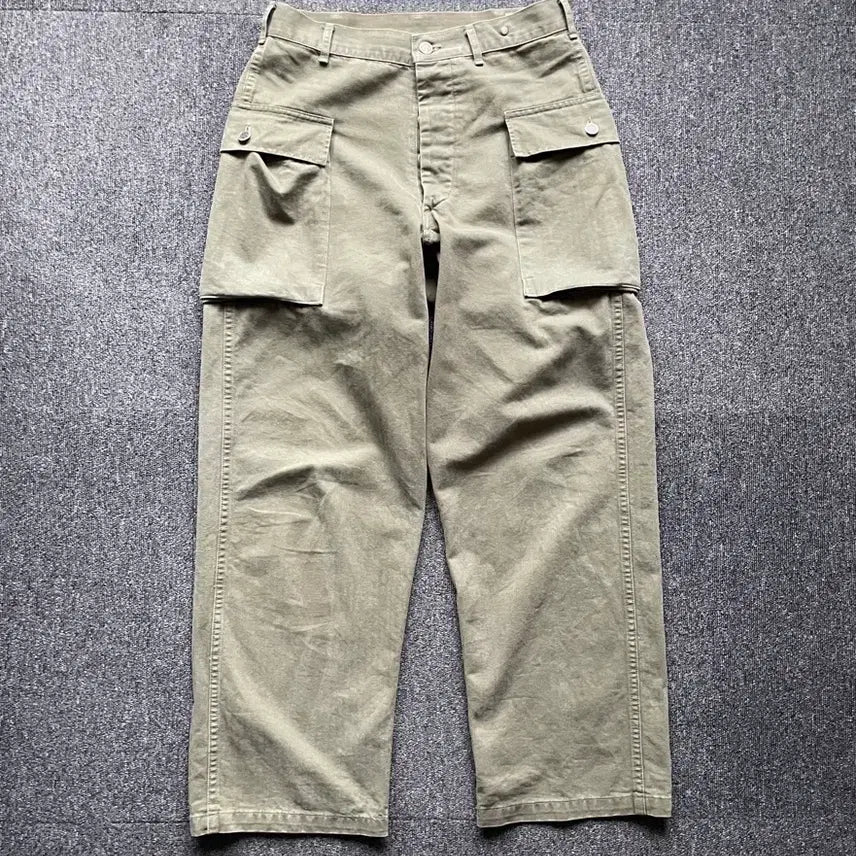 [BUNJANG] Orslow US Army 2 Pocket Cargo Pants M43 HBT Sage Green Size 1 (M) / 오어슬로우 2포켓 카고 팬츠 1사이즈 (M43 HBT)