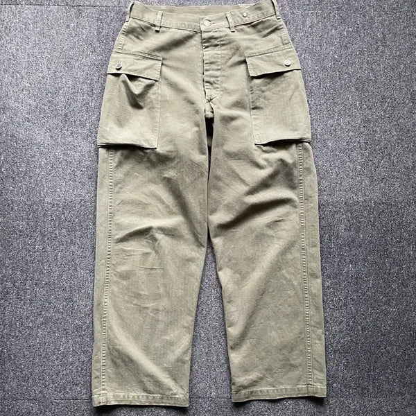 [BUNJANG] Orslow US Army 2 Pocket Cargo Pants M43 HBT Sage Green Size 1 (M) / 오어슬로우 2포켓 카고 팬츠 1사이즈 (M43 HBT)
