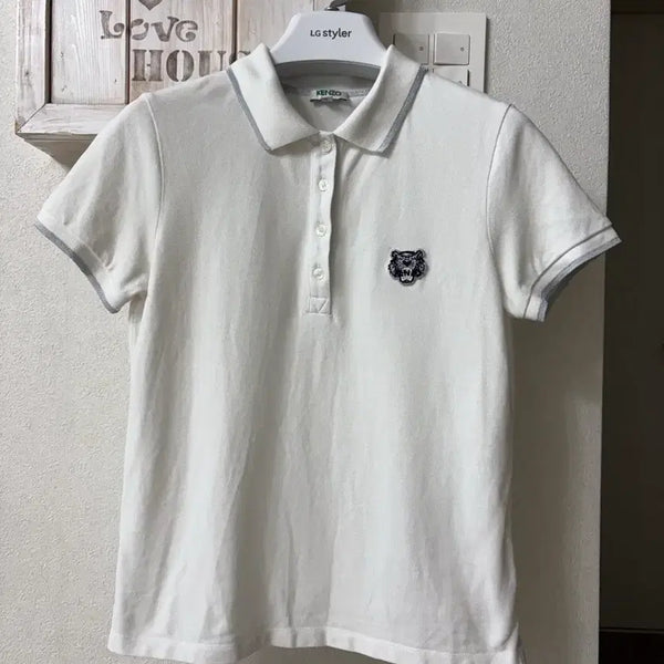 [BUNJANG] Kenzo Tiger Logo Collar T-shirt / KENZO 타이거 반팔 카라티 S