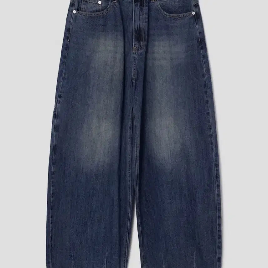 [BUNJANG] 8Seconds Balloon Fit Mid-Blue Washed Denim Pants / (82) 에잇세컨즈 벌룬핏 중청 워싱 데님 팬츠 블루