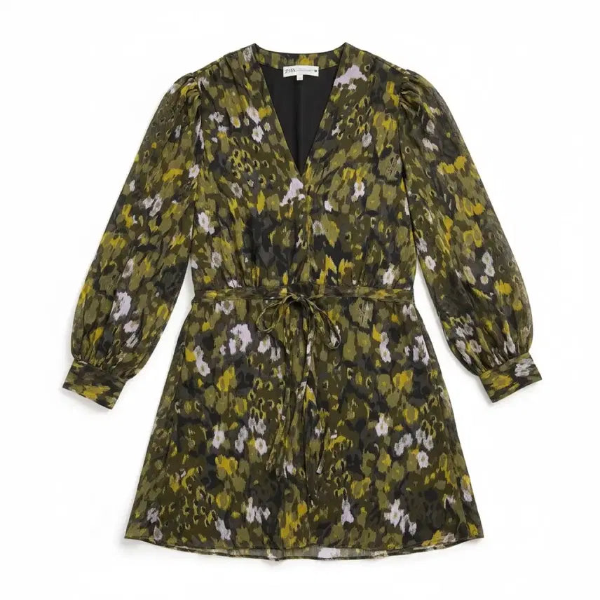 [BUNJANG] Zara Patterned Dress Women's L / 여성L/ 자라 패턴 원피스