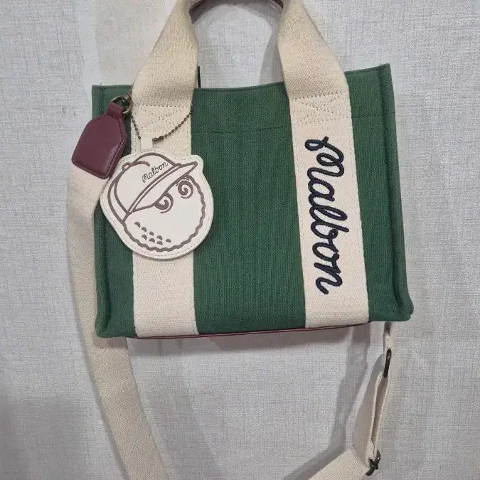 [BUNJANG] Malbon Golf Tote Bag Green / 말본 골프 토트백 그린