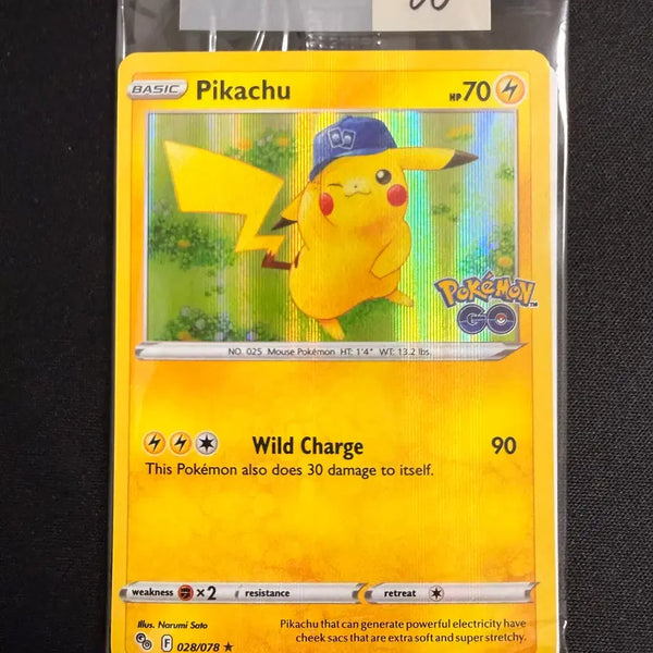 [BUNJANG] 2022 Pokemon North American GO Promo Pikachu Holo (Sealed) / [등급용/미개봉] 2022 포켓몬 북미판 GO 프로모 피카츄 홀로-06