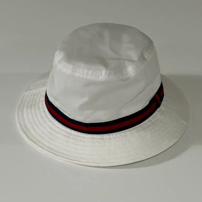 [BUNJANG] Dorfman Pacific Vintage Striped White Bucket Hat / 도프만 퍼시픽(Dorfman) 빈티지 스트라이프 화이트 버킷햇