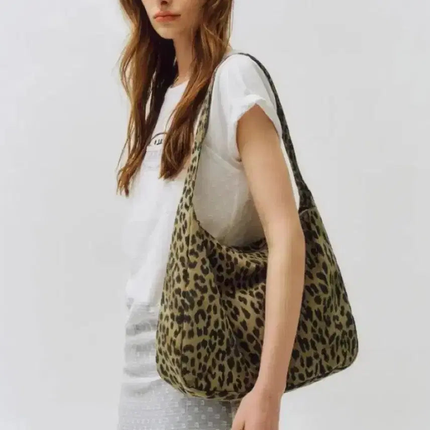 [BUNJANG] SITA Leopard Hobo Bag / 새상품 씨타 레오파드 호보백