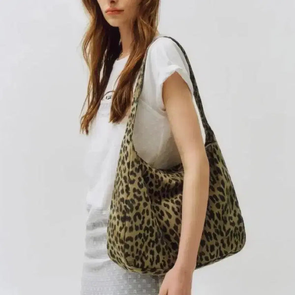 [BUNJANG] SITA Leopard Hobo Bag / 새상품 씨타 레오파드 호보백