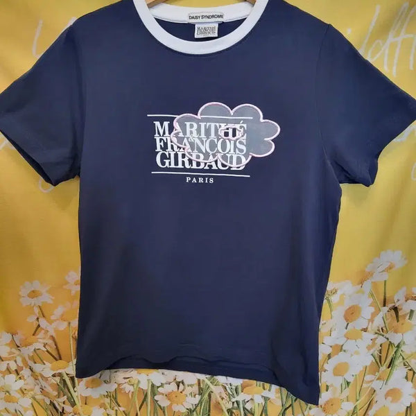 [BUNJANG] Marithe Francois Girbaud 2024 Navy Short-Sleeve T-Shirt / 95M]   마리떼 프랑소와 저버2024 네이비 반팔티