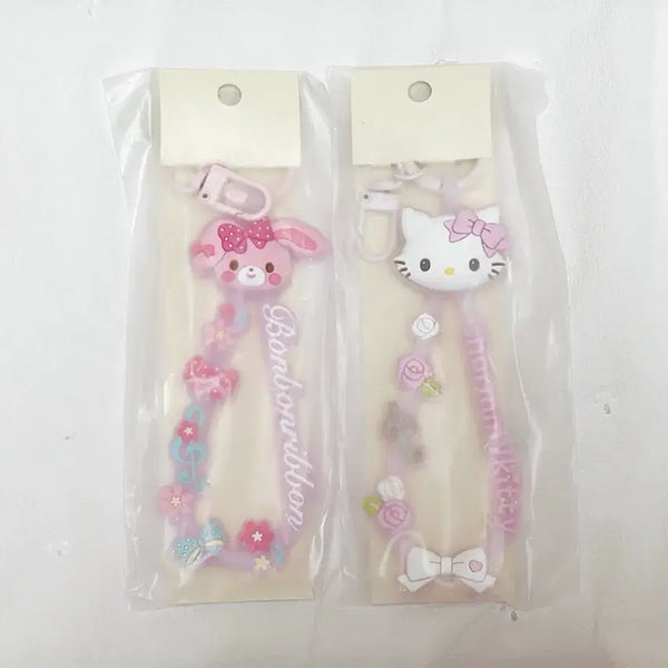 [BUNJANG] Sanrio Taisho Chami Kitty Bonbon Ribbon Rubber Strap / 산리오대상 러버스트랩 챠미키티, 봉봉리본