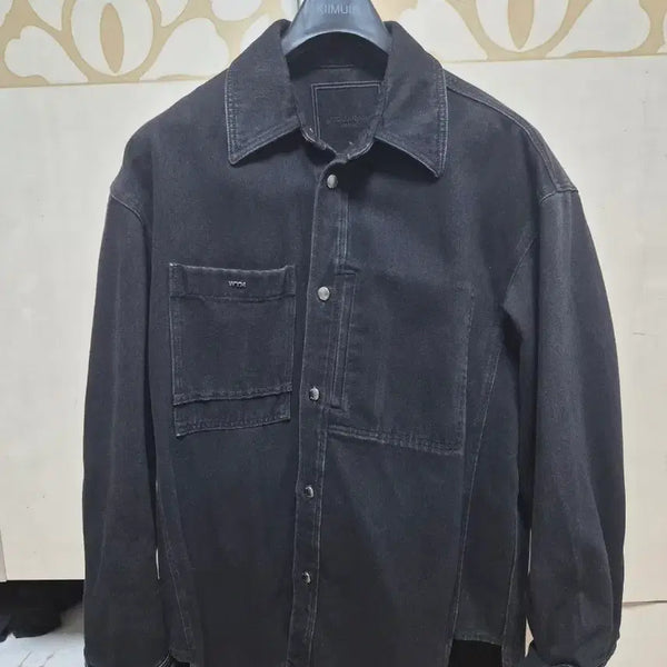 [BUNJANG] Wooyoungmi Black Denim Jacket (Size 48) / 우영미 데님 자켓 48사이즈