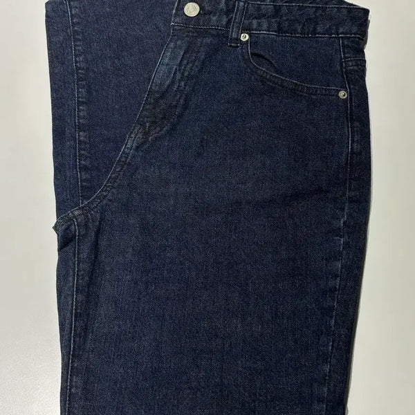 [BUNJANG] 8Seconds Women's Straight Fit Indigo Denim Pants (M) / 에잇세컨즈 데님 팬츠