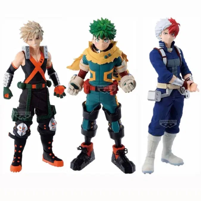 [BUNJANG] Banpresto My Hero Academia Season 8 Bakugo Todoroki Midoriya Figure Bundle Set (Sealed) / [미개봉/3종일괄] 반프레스토 나히아 피규어 시즌8 히로아카