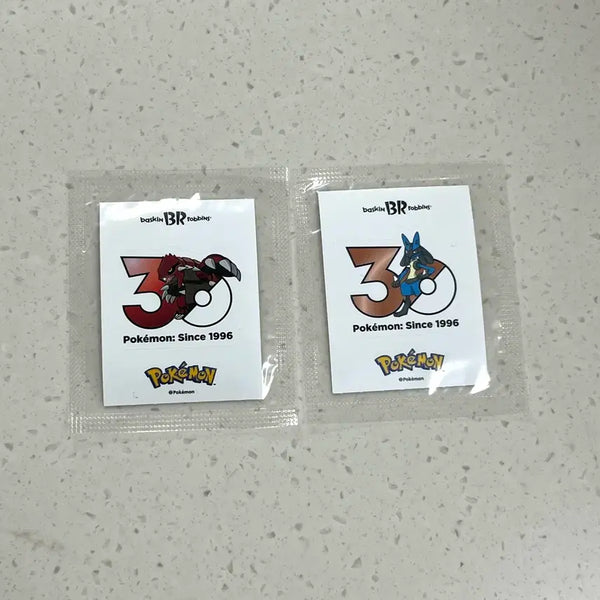 [BUNJANG] Baskin Robbins Pokemon Stickers (Nao-ha, Dragonite, Ditto, Pikachu) / 배스킨라빈스 포켓몬 스티커