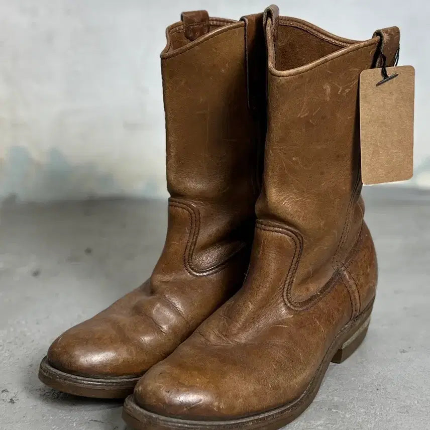[BUNJANG] Red Wing 1155 Pecos Western Boots - 8C (USA Made, 80s Vintage) / [250] 80s OG USA 레드윙 1155 페코스 웨스턴 부츠