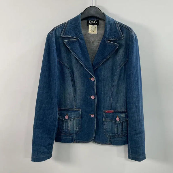 [BUNJANG] Dolce & Gabbana Women's Denim Blazer / 돌체앤가바나 우먼스 데님 블레이저 (on.1066)