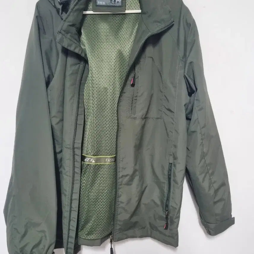 [BUNJANG] Men's Hooded Jacket Olive Green Size 100 / 후드 자켓 올리브색상100
