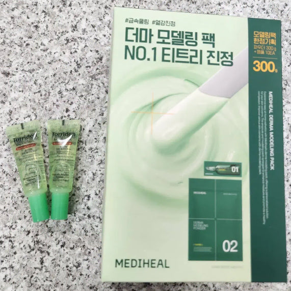 [BUNJANG] Mediheal Derma Modeling Pack Teatree 300g (Sealed) + Torriden Serum Bundle / 메디힐 더마 모델링 팩 대용량 티트리 300g 미개봉 + 토리든 세럼2개