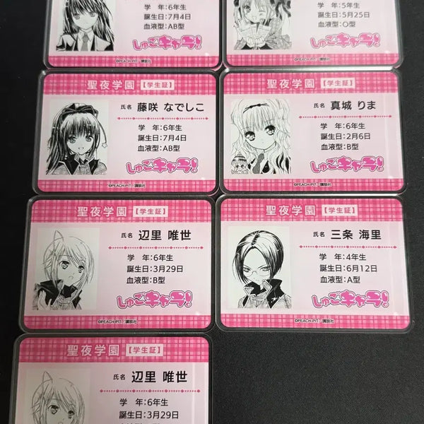 [BUNJANG] Cardcaptor Sakura Acrylic Student ID Bundle / 캐릭캐릭체인지 아크릴 학생증 일괄 판매