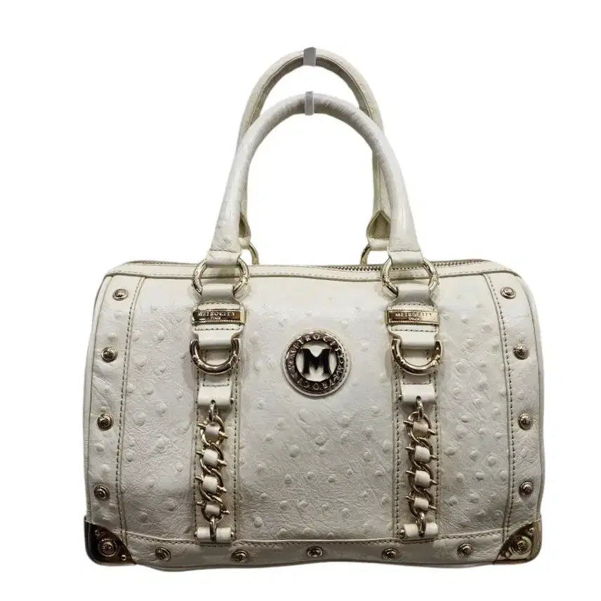 [BUNJANG] Metrocity Boston Bag Leather / 메트로시티 보스턴백 (택포)