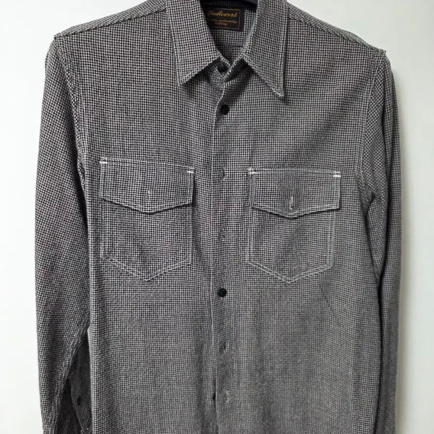 [BUNJANG] Needlework Japan Fabric Vintage Work Shirt / 니들워크  셔츠