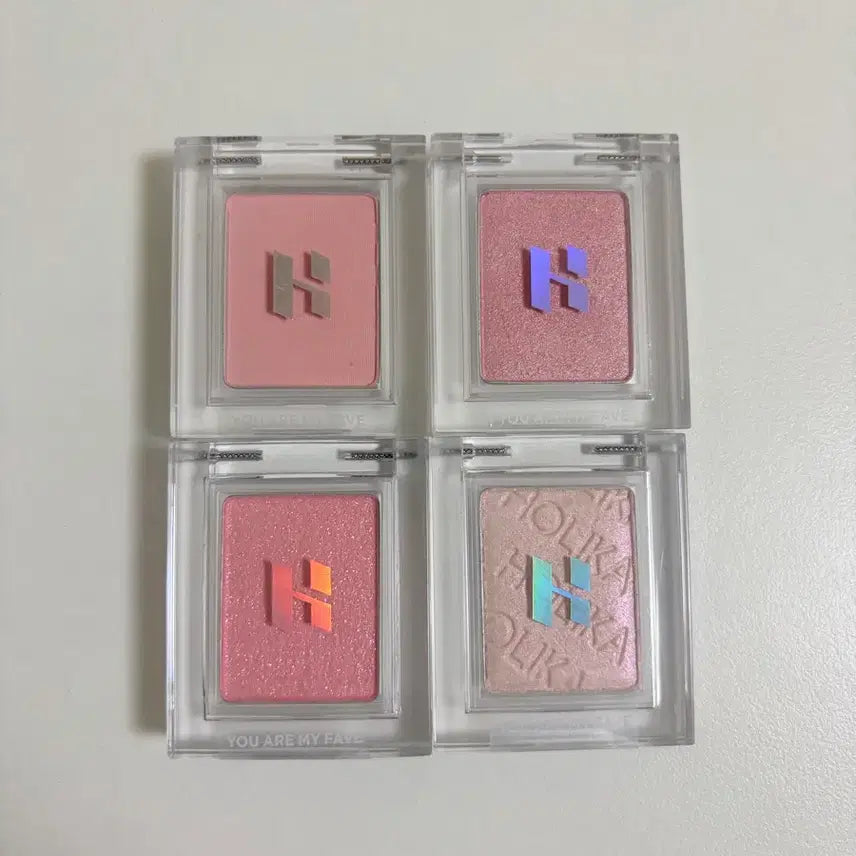[BUNJANG] Holika Holika Single Eyeshadow Set (4 Colors) - Sealed / 미개봉)홀리카홀리카 싱글섀도우 4종 일괄