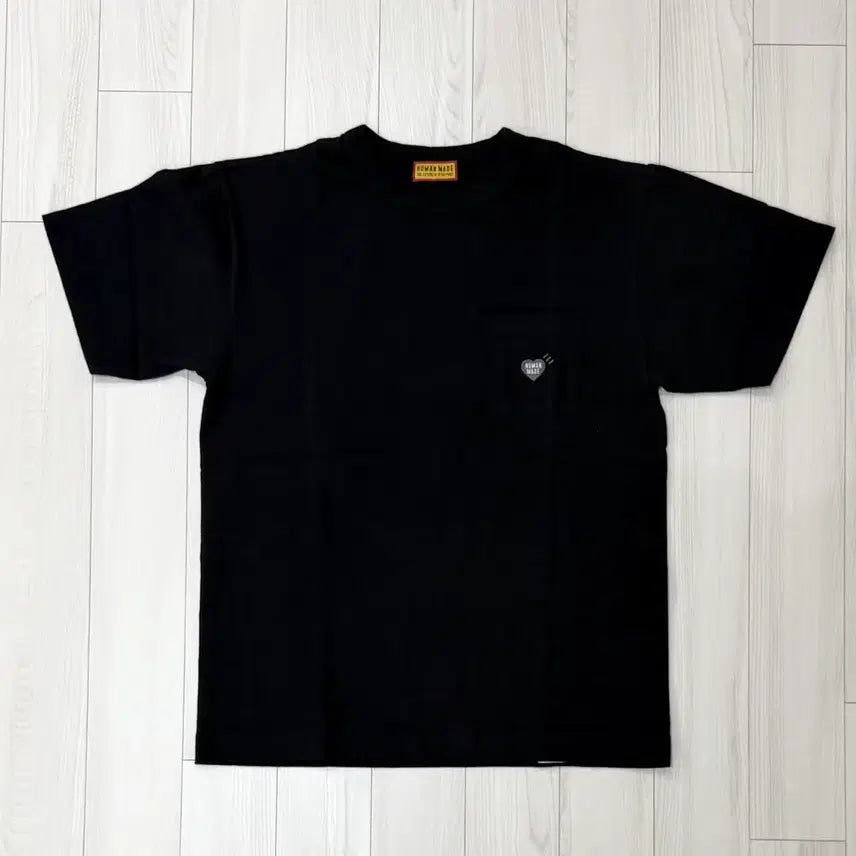 [BUNJANG] Human Made Pocket Logo T-Shirt Black S / [교토매장 새제품] 휴먼메이드 포켓 로고 반팔티셔츠 블랙 S
