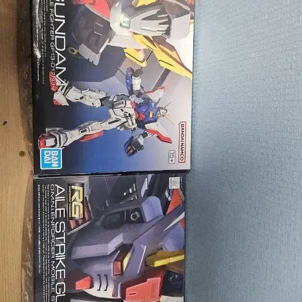 [BUNJANG] RG Shining Gundam & RG Aile Strike Gundam Model Kit / RG 샤이닝 건담 & 에일 스트라이크 건담