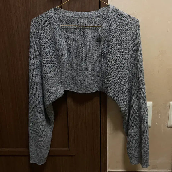 [BUNJANG] Cropped Bolero Cardigan / 여름 크롭 가디건 볼레로 가디건 여름 가디건 부클 가디건