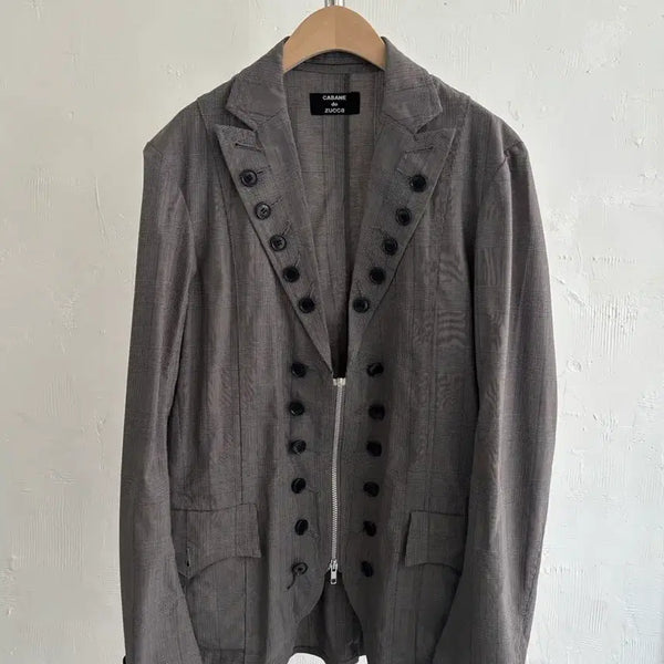 [BUNJANG] CABANE de ZUCCa Napoleon Tailored Zipper Jacket / CABANE de ZUCCa 카반 드 주카 나폴레옹 테일러드 지퍼 자켓