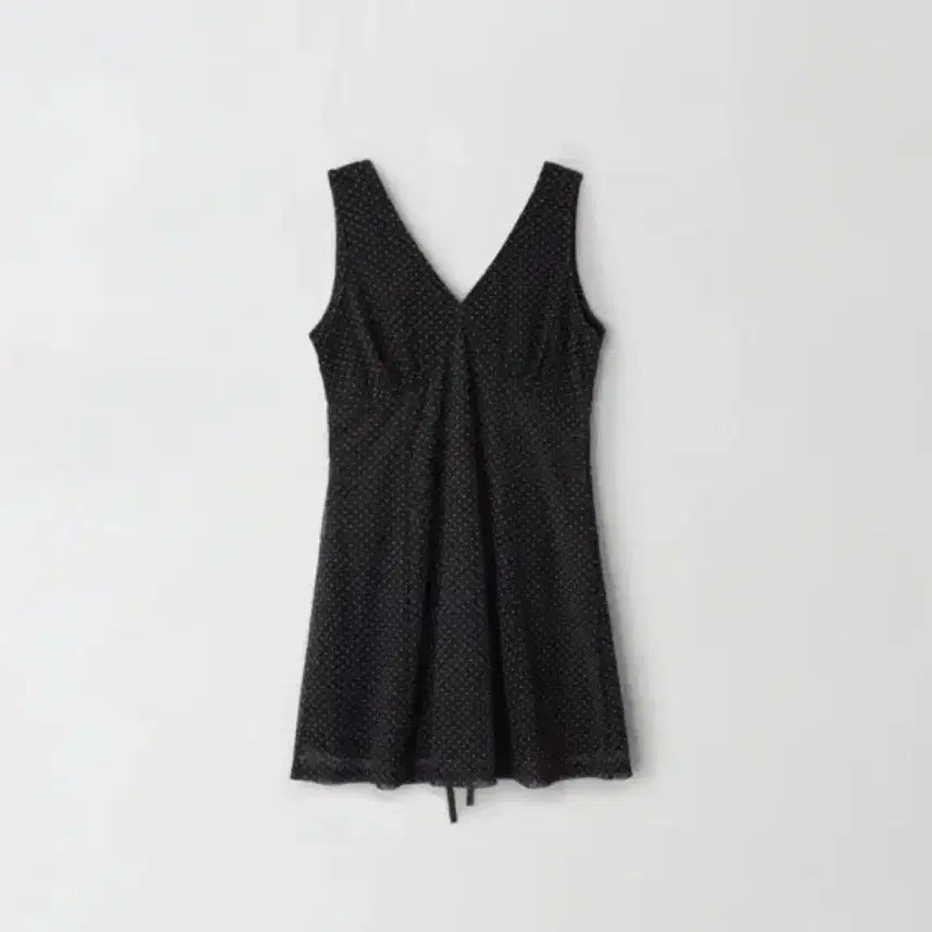 [BUNJANG] Sober Shop Black Dot One-Piece Dress / 소버샵 블랙 도트 원피스