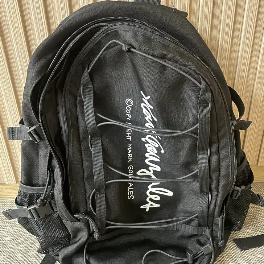 [BUNJANG] Mark Gonzales Backpack Black / 마크 곤잘레스 백팩 블랙