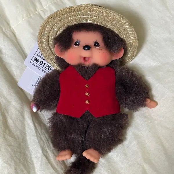 [BUNJANG] Monchhichi x One Piece Collaboration Mascot Keychain / 몬치치 원피스 마스코트 키링