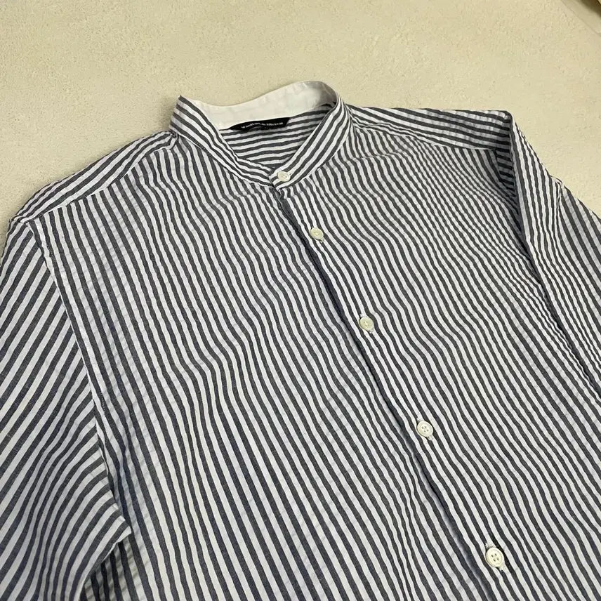 [BUNJANG] VanHart Di Alba Stripe Shirt Navy Size 105 / 반하트 디 알바자 스트라이프 셔츠 105