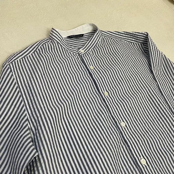 [BUNJANG] VanHart Di Alba Stripe Shirt Navy Size 105 / 반하트 디 알바자 스트라이프 셔츠 105