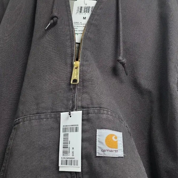 [BUNJANG] Carhartt Purple Hooded Zip-Up Sweatshirt - Size M / 칼하트 후드 집업  M 사이즈 퍼플