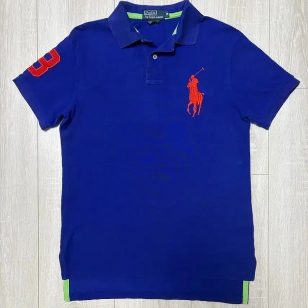 [BUNJANG] Polo Ralph Lauren Big Pony Number 3 Cotton Pique Polo Shirt - Size M / POLO RALPH LAUREN 폴로 랄프 로렌 티셔츠