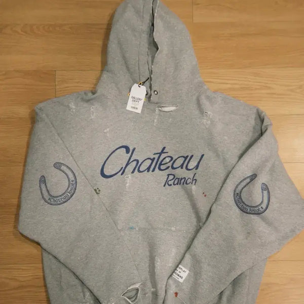 [BUNJANG] Gallery Department Chateau Ranch Horseshoe Hoodie / 갤러리 디파트먼트 샤토 랜치 홀스슈 후드티