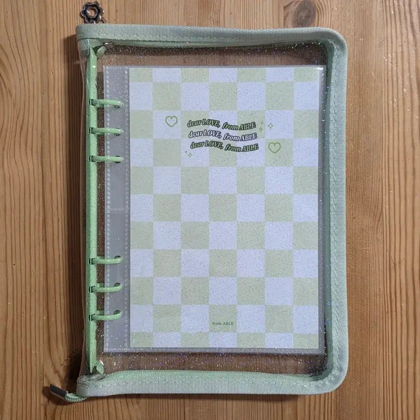 [BUNJANG] Fromable A5 Glitter Zipper Binder / 프롬아블 A5 글리터 지퍼 바인더